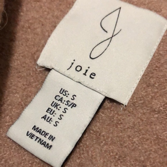 NWOT Joie Wool Blend Button Up Jacket-Sz S-Mocha - Picture 10 of 16